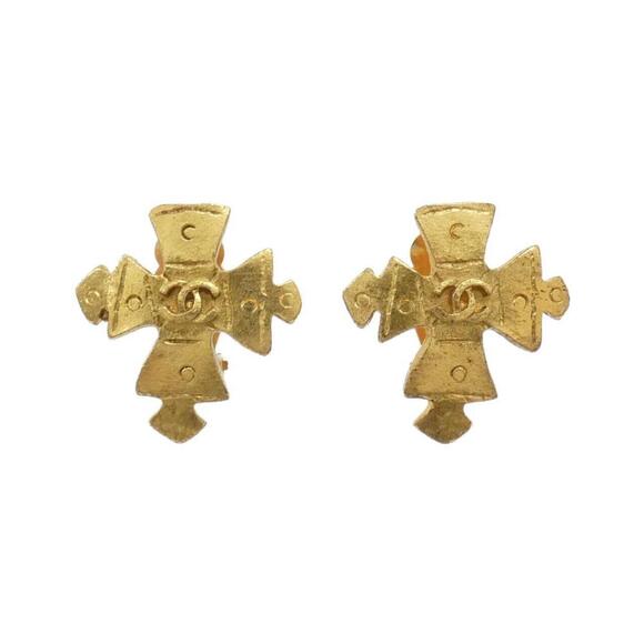 CHANEL Gold Earrings - Picture 1 of 3